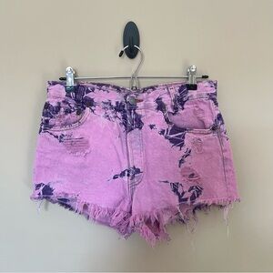 Levi’s TyeDye Denim Shorts